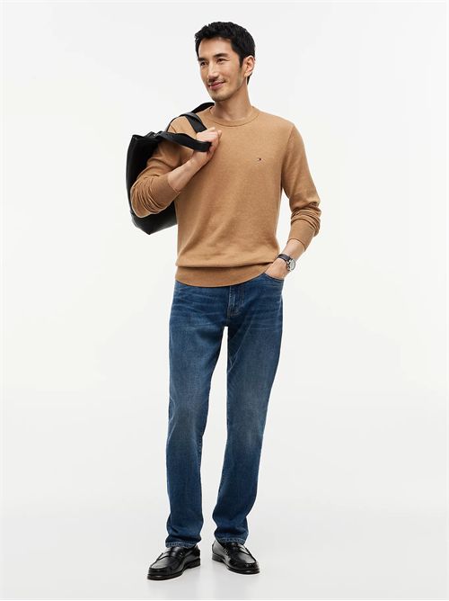 Pullover con cashmere e logo TOMMY HILFIGER | MW0MW28046/A1L
